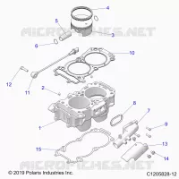 CYLINDER AND PISTON