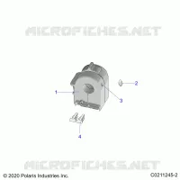 STEERING, CONTROLS, LEFT HAND CONTROLS- A21SXN85A4 (C0211245-2)