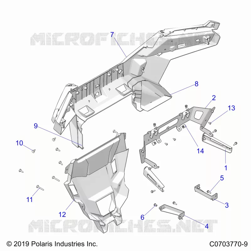 REAR BODYWORK BUMPER