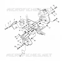 GEARCASE   BRAKE MOUNTING TRAIL BLAZER W957221 (4930363036B013)