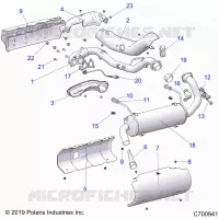 ENGINE, EXHAUST SYSTEM