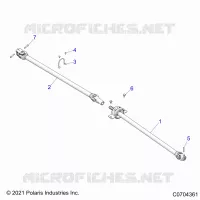DRIVE TRAIN, FRONT PROP SHAFT