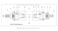 DRIVE TRAIN, FRONT HALF SHAFT