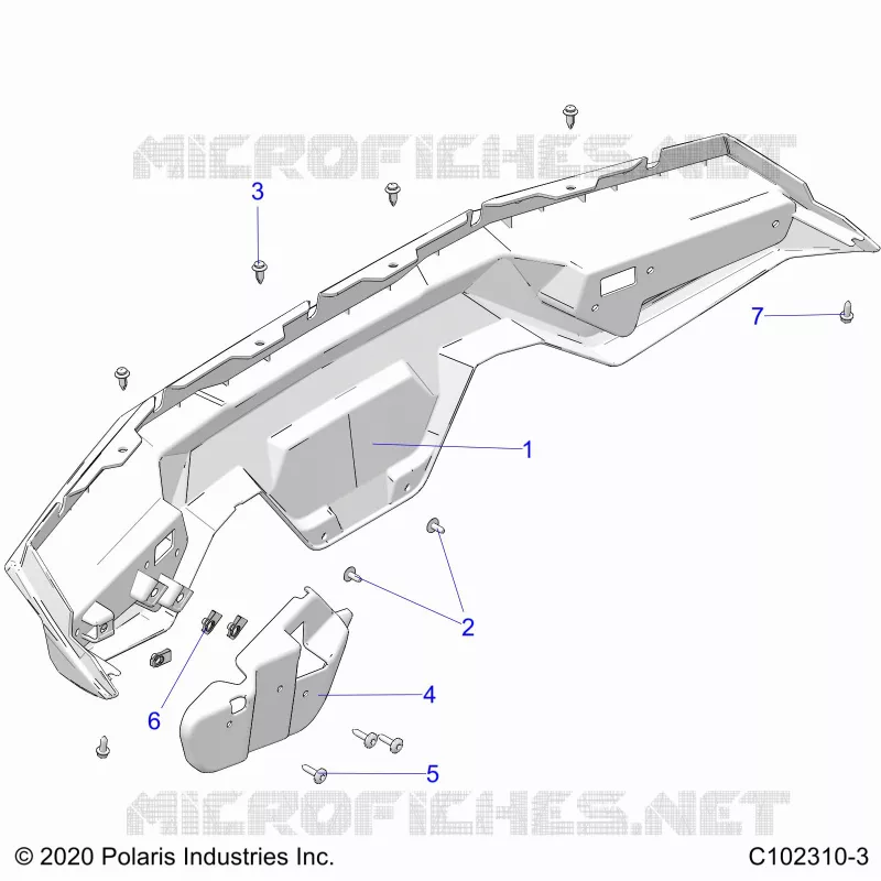 REAR BODYWORK BUMPER