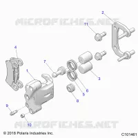 BRAKES, REAR CALIPER