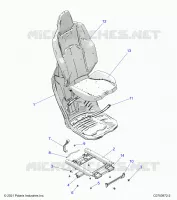 SEAT ASM. REAR