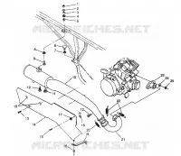 EXHAUST SYSTEM 6X6 400L
