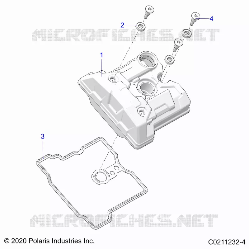 ENGINE, VALVE COVER