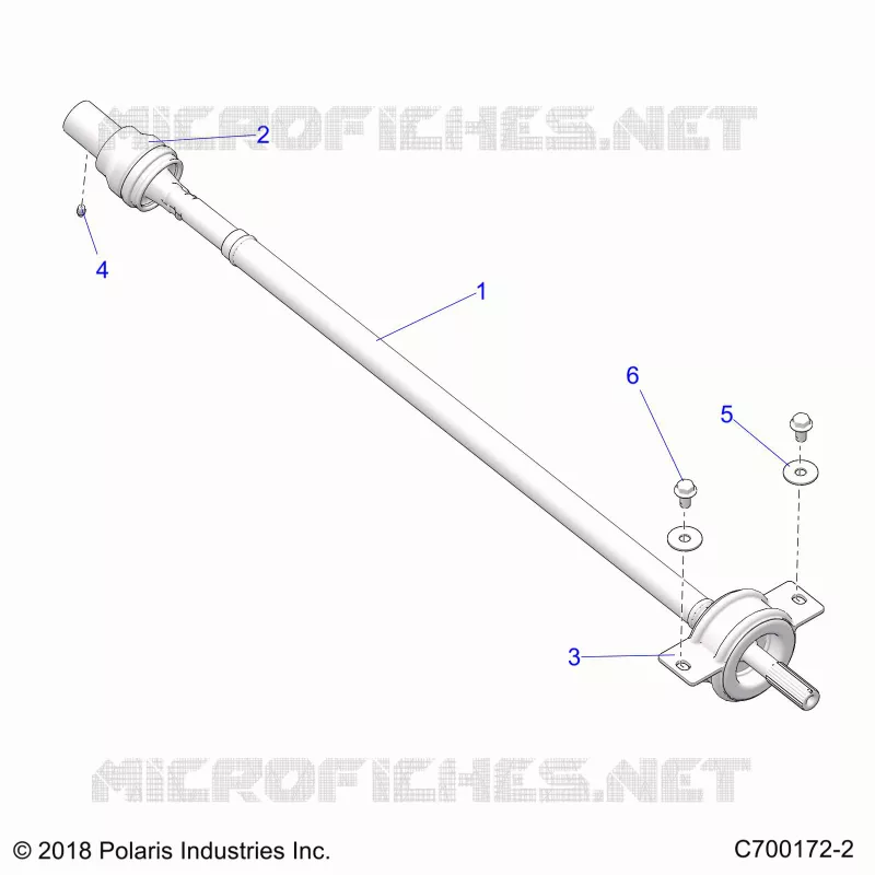 DRIVE TRAIN, REAR PROP SHAFT