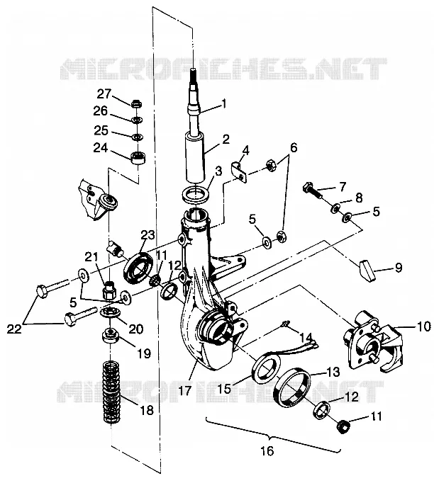 FRONT STRUT    SPORTSMAN 4X4 W968040 (4935943594B006)
