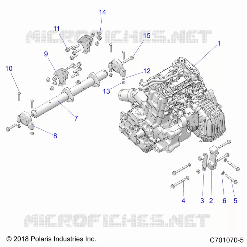 ENGINE, MOUNTING