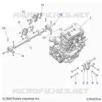 ENGINE, MOUNTING