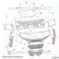 HOOD AND FRONT FACIA