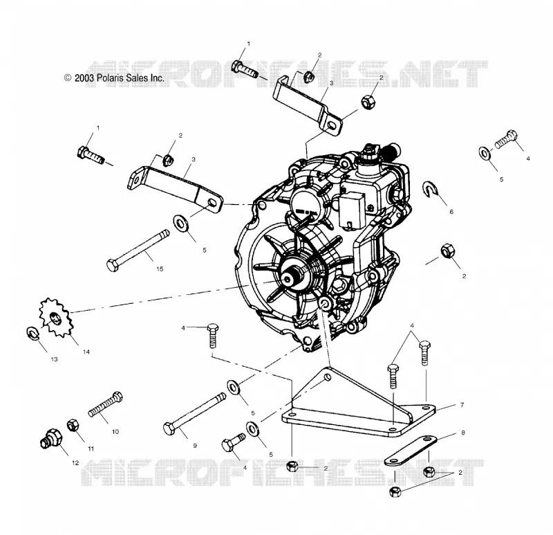 GEARCASE MOUNTING