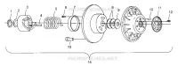 DRIVEN CLUTCH TRAIL TOURING 0982362 AND EUROPEAN TRAIL TOURING E982362 (4942314231C002)