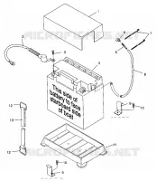 BATTERY BOX SL 700 B964066 AND  INTL. SL 700 I964066 (4935633563B006)