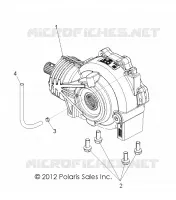 DRIVE TRAIN, FRONT GEARCASE MOUNTING