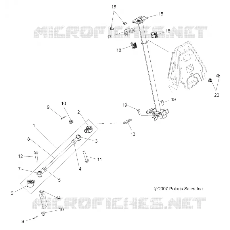 STEERING POST   ASM.