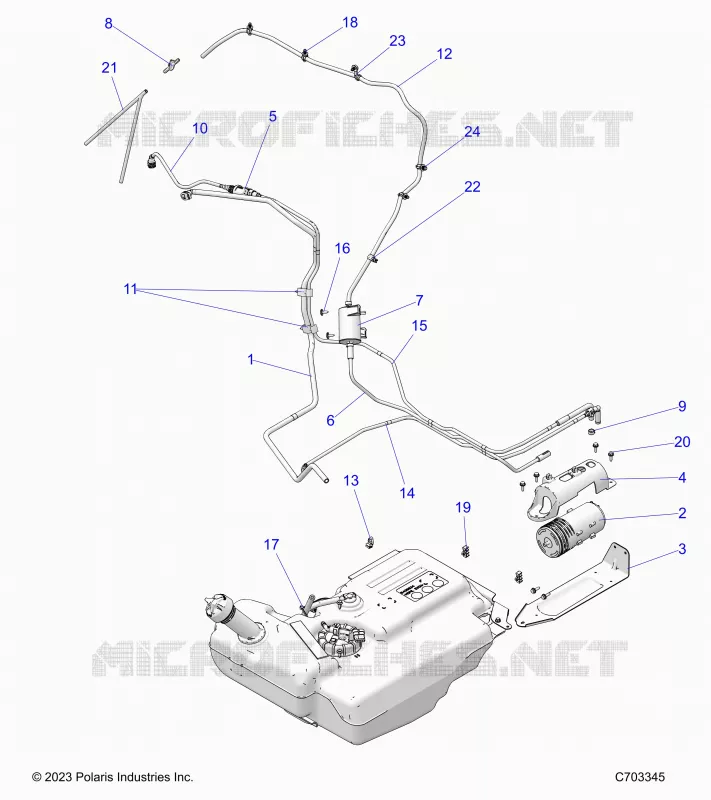 FUEL SYTEMS, FUEL LINES, EVAP