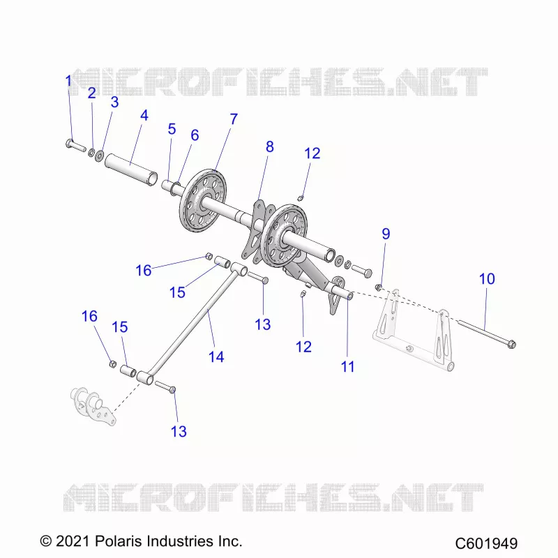 SUSPENSION, REAR TORQUE ARM