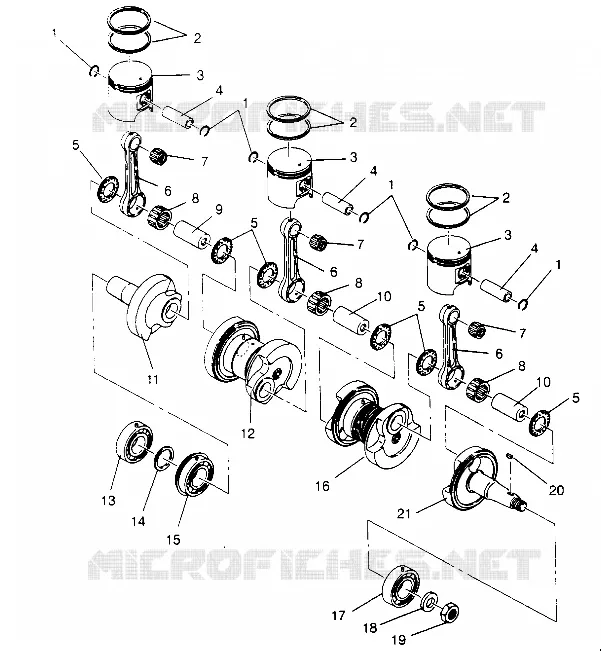 PISTON   CRANKSHAFT XLT TOURING 0952857 AND  EUROPEAN XLT TOURING E952857 (4929172917C010)