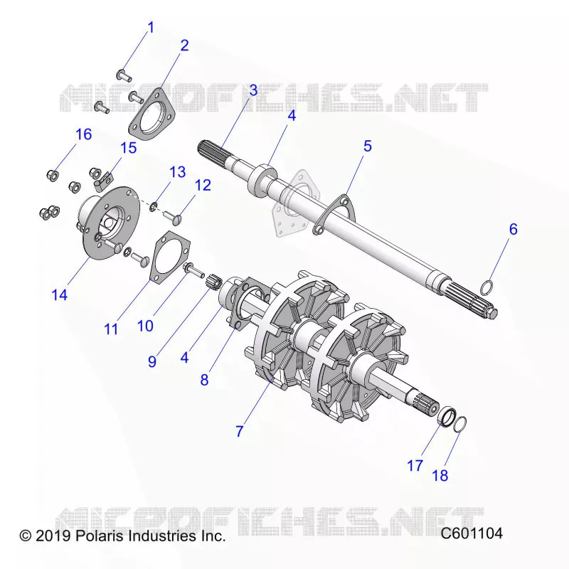 DRIVE TRAIN, JACKSHAFT AND DRIVE SHAFT