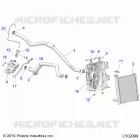 ENGINE, COOLING SYSTEM AND WATER PUMP