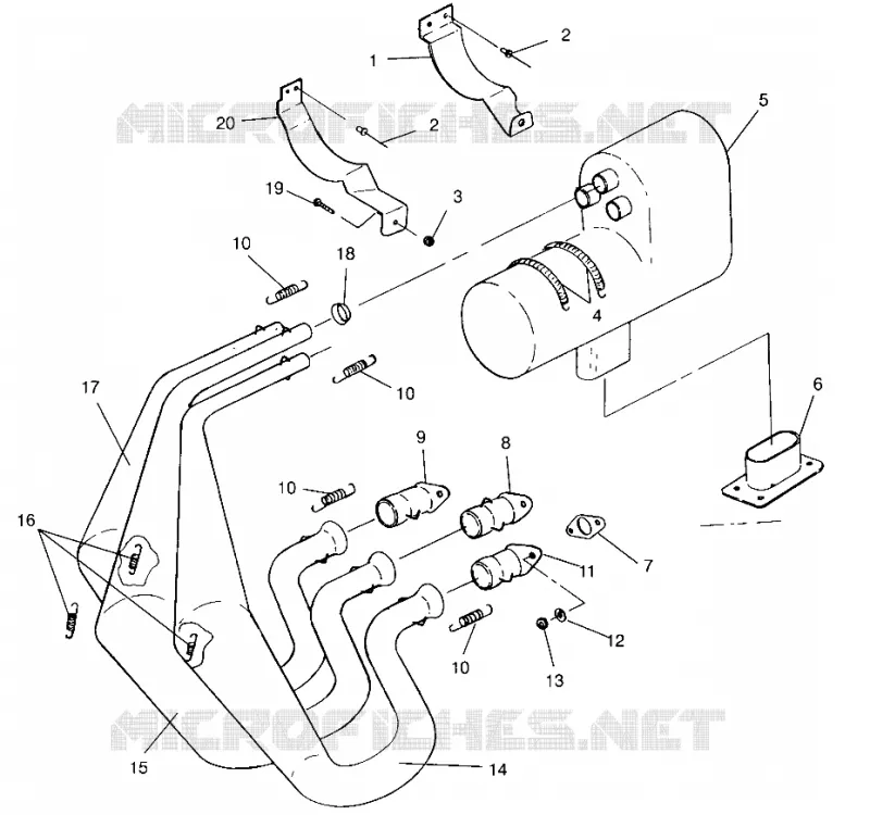 EXHAUST SYSTEM STORM 0965782, STORM SKS 0965582, EURO STORM E965782, EURO S (4931593159C012)