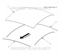 ROOF PANEL, 2 PASSENGER