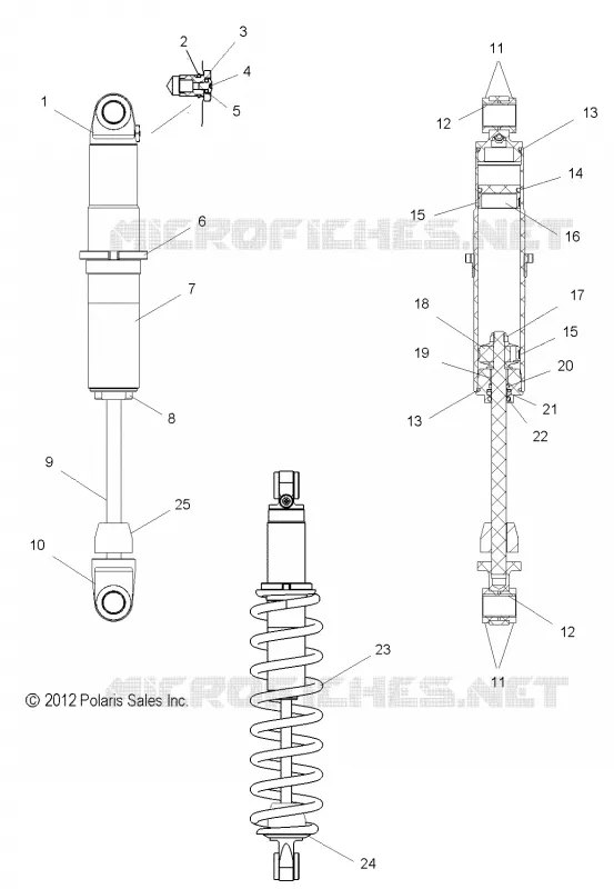 REAR TRACK SHOCK (7043834)