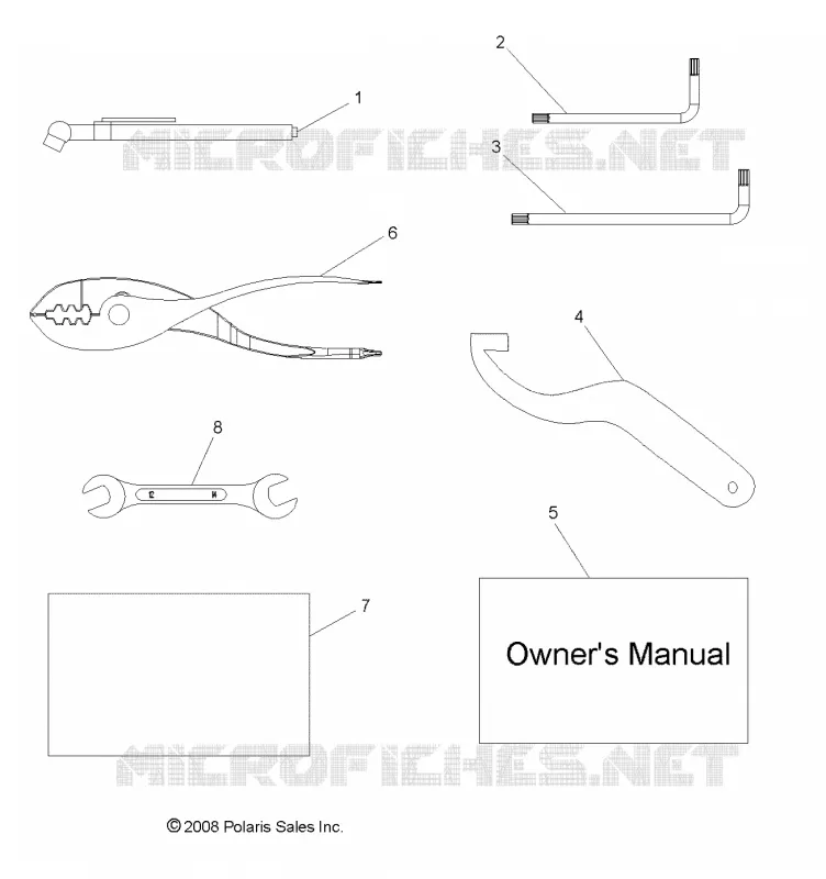 REFERENCES, TOOL KIT AND OWNERS MANUALS