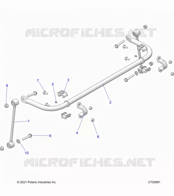 SUSPENSION, REAR STABILIZER BAR