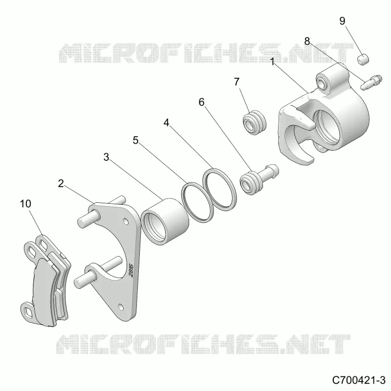 REAR BRAKE CALIPER