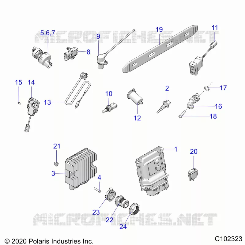 ELECTRICAL, SWITCHES, SENSORS, ECU AND CONTROL MODULES