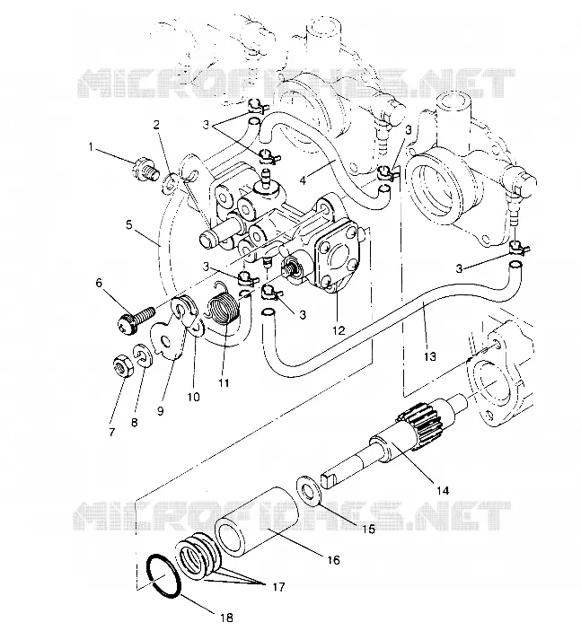 OIL PUMP ASSEMBLY STORM 0950782, STORM SKS 0950582,  EURO STORM E950782, EU (4929012901D001)