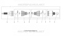 DRIVE TRAIN, REAR DRIVE SHAFT