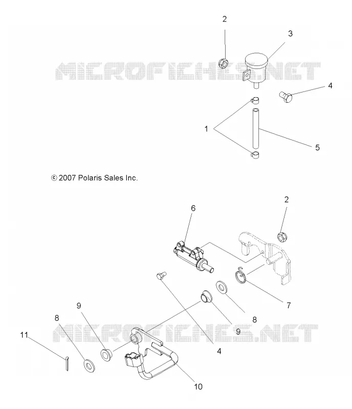 BRAKES, BRAKE PEDAL AND REAR MASTER CYLINDER