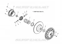 DRIVE TRAIN, SECONDARY CLUTCH