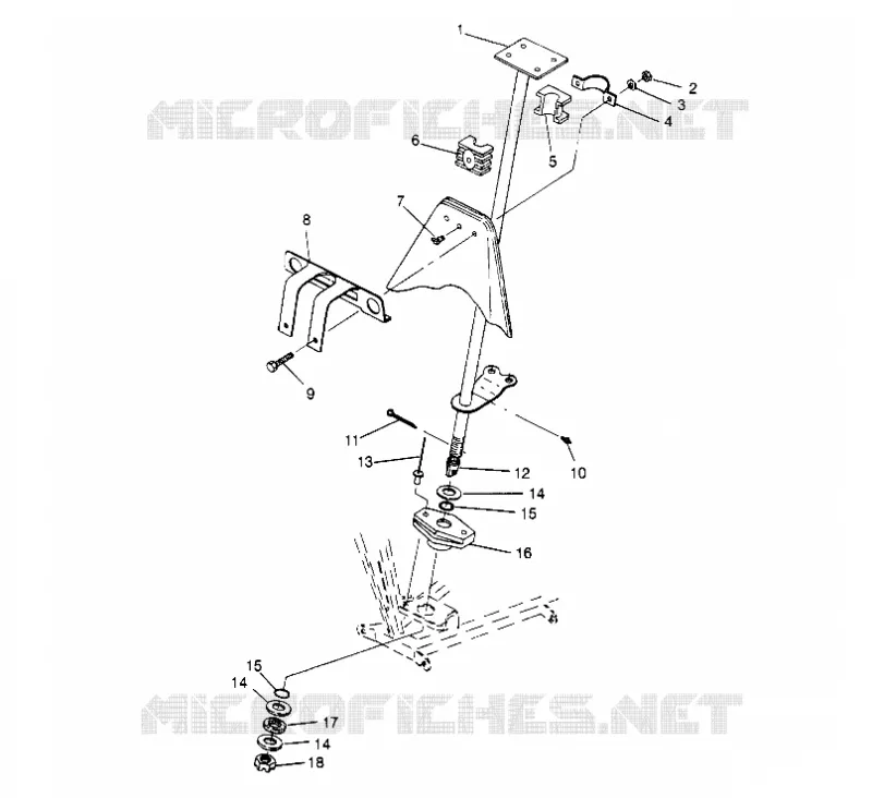 STEERING POST   ASSEMBLY  TRAIL BOSS W958527 (4930323032B005)
