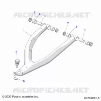 FRONT SUSPENSION CONTROL ARMS UPPERS