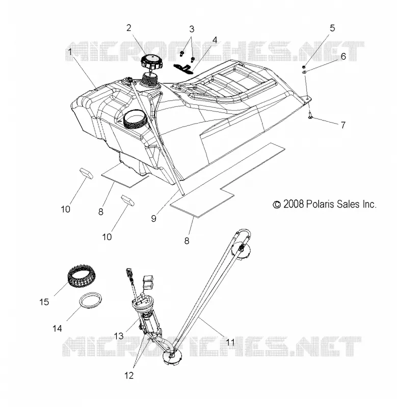 FUEL SYSTEM, FUEL TANK ASM.