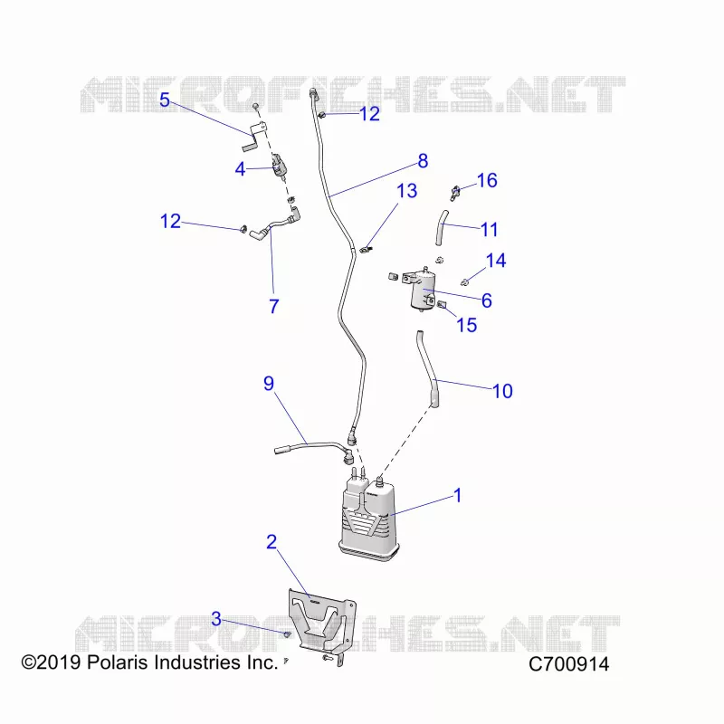 FUEL SYSTEM, TANK, EVAP -R23T6A99B1 T6E99BD/BM/B9 (C700914)