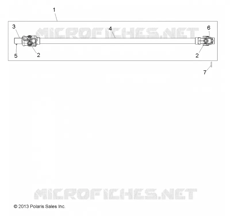DRIVE TRAIN, FRONT PROP SHAFT