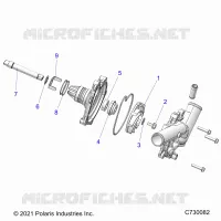 ENGINE, WATERPUMP ASSEMBLY- R23RRE99PJ/RRS99PK (C730082)