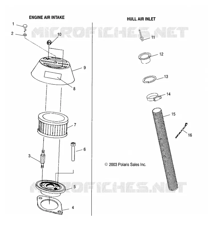 AIR INTAKE/HULL AIR INLET