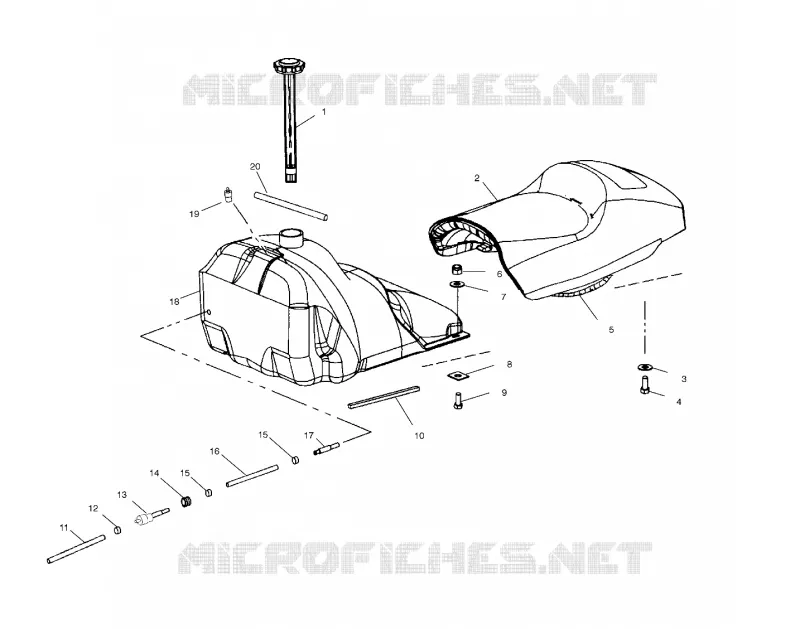 SEAT   GAS TANK