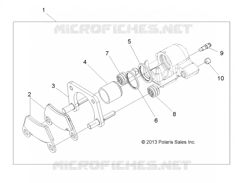 BARKE CALIPER, REAR