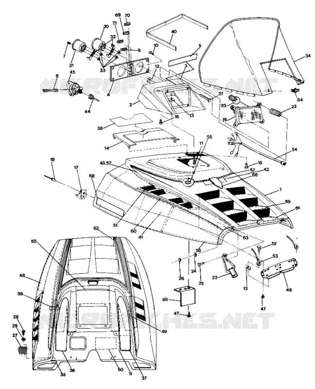 HOOD SUPERTRAK (4917131713003A)