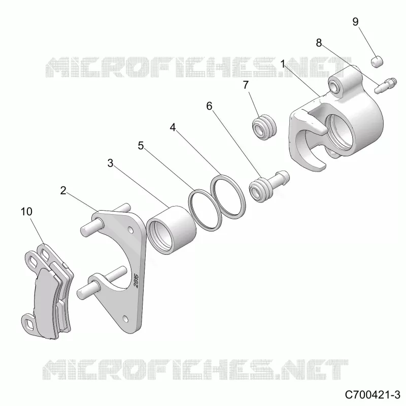 BRAKES, REAR CALIPER