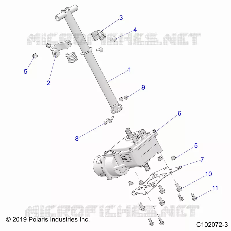 STEERING POST ASM.